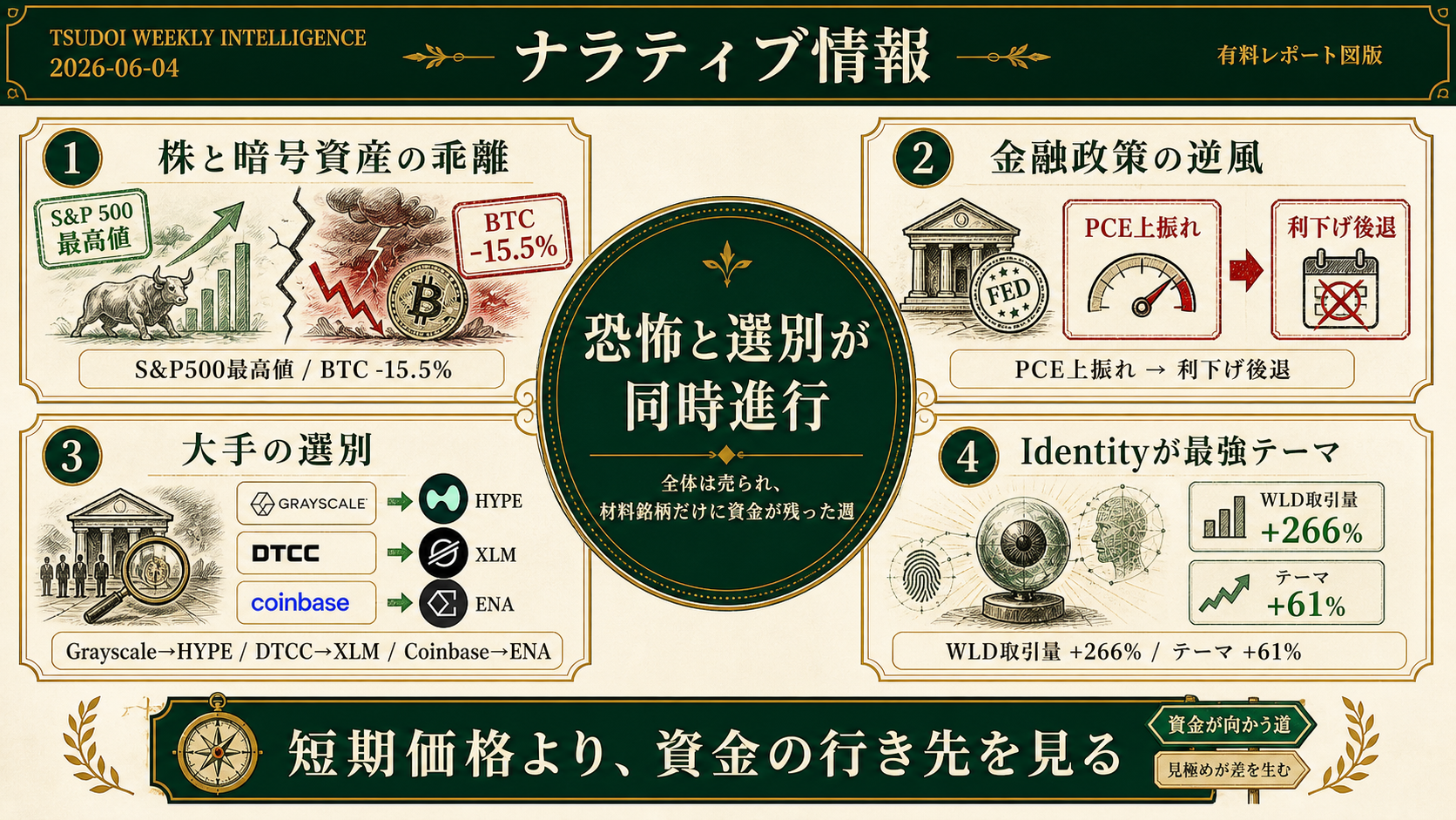 ナラティブ情報のグラフィックレコード図版